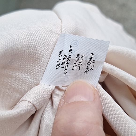 NWT Madewell Silk Floral Faux Wrap Midi Dress Size 2 Cream Golden Yellow - Picture 11 of 15